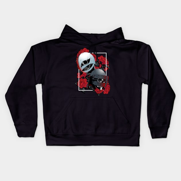 Memento Mori of the Hawks (Alternate) Kids Hoodie by manoystee